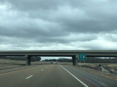 I-269/MS 304 north at I-22/US 78 - Byhalia, MS