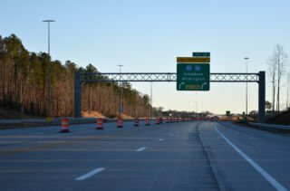NC 540/TriEx east at Exit 36 for I-40/42