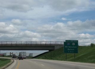 I-39/90 north at I-43/WIS 81 - 2010
