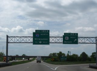 I-39/90 south at I-43/WIS 81 - 2010