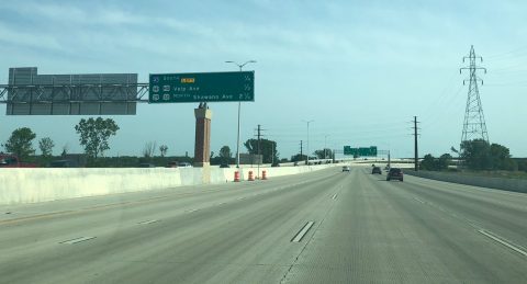 I-41/US 41-141 south at I-43 - Howard, WI