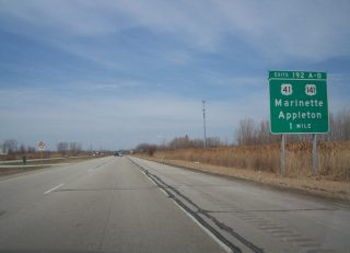 I-43 north at US 41/141 - 2007