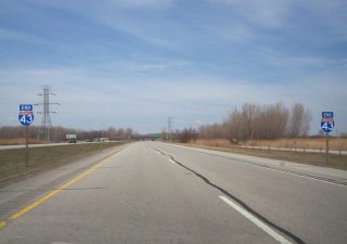 I-43 north at US 41/141 - 2007