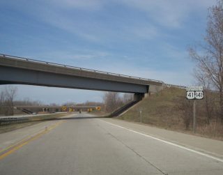 I-43 north at US 41/141 - 2007