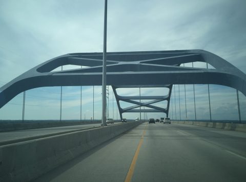 I-43 north Leo Frigo Bridge - Green Bay, WI