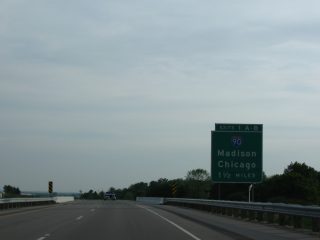 I-43 south at I-39/90 - 2011