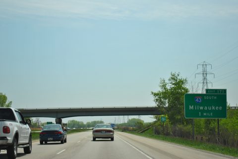 US 41/141 south at I-43 - 2011