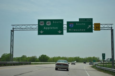 US 41/141 south at I-43 - 2011