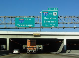 IH 30 east at IH 45/345-US 75 - 2003