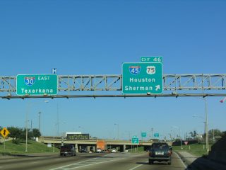IH 30 east at IH 45/345-US 75 - 2003