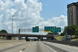 IH 30 east at IH 45/IH 345/US 75 - Dallas, TX
