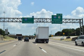IH 30 east at IH 45/IH 345/US 75 - Dallas, TX
