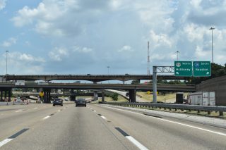 IH 30 east at IH 45/IH 345/US 75 - Dallas, TX
