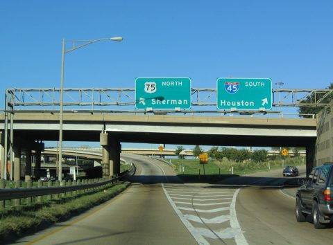 IH 30 east at IH 45/345-US 75 - 2003