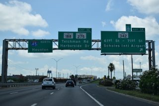 IH 45 north at Spur 342 - Galveston, TX