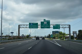 IH 45 south at 71st St - Galveston, TX
