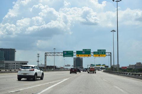 IH 345/US 75 south at IH 30/45 - Dallas, TX