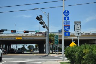 Spur 342 north at IH 45/SH 87 - Galveston, TX