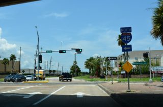 Spur 342 north at IH 45 - Galveston, TX