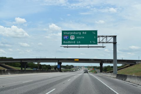 IH 37 north at IH 69E/US 77 - Corpus Christi, TX