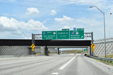 IH 37 north at IH 69E/US 77 - Corpus Christi, TX