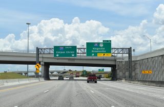 IH 37/US 77 south at IH 69E - Corpus Christi, TX
