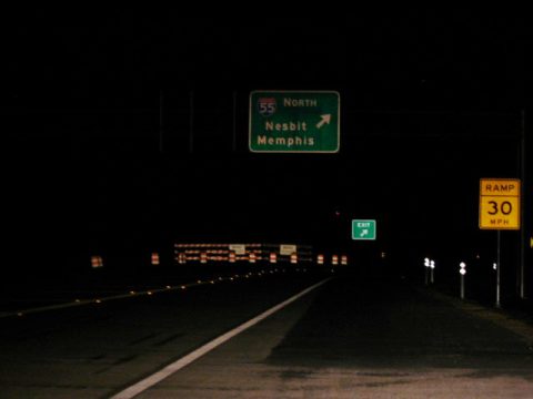 I-69/MS 304 north at I-55 - Hernando