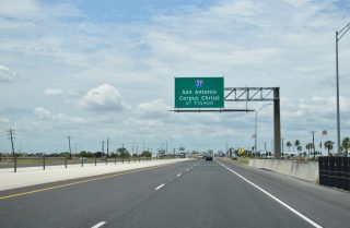 IH 69E/US 77 north at IH 37 - Corpus Christi, TX