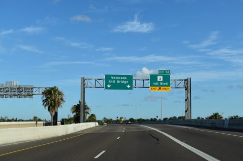 IH 69E/US 77-83 south at SH 4 - Brownsville, TX