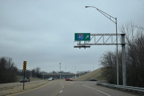 US 51 north at SR 300 - Memphis, TN