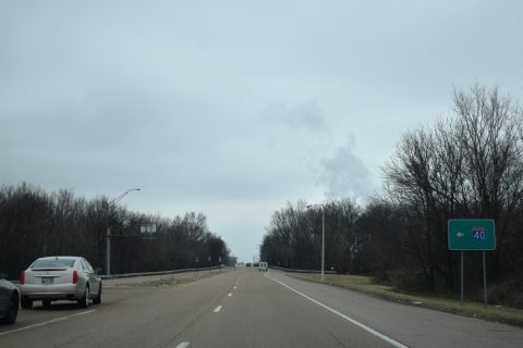 US 51 south at SR 300 - Memphis, TN