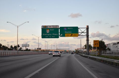 SR 826 north at I-75 - Hialeah, FL