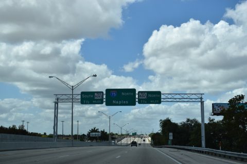 SR 924 west at I-75/SR 826 - Miami Lakes, FL