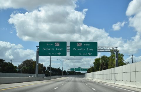 SR 924 west at I-75/SR 826 - Miami Lakes, FL