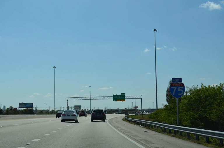 I-75 north at SR 826 - Miami Lakes, FL