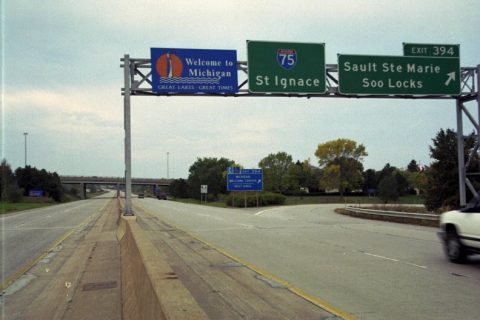 I-75 south at Easterday Av - Sault Ste. Marie, MI