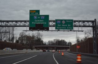 I-295 south at I-76 west to Philadelphia, Pennsylvania.