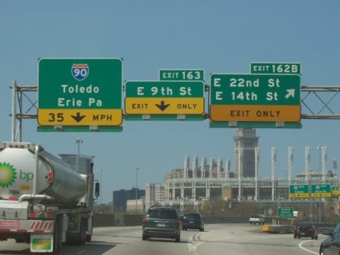 I-77 north at I-90 - 2006