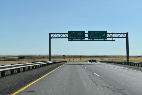 The east end of Interstate 82