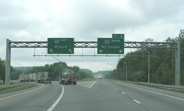 I-84 east/I-380 south split