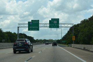 I-65/US 82 south at I-85 - Montgomery, AL