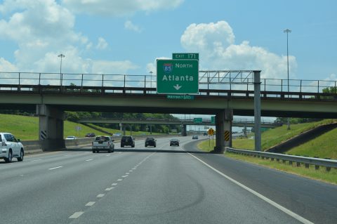 I-65/US 82 south at I-85 - Montgomery, AL
