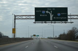 I-85 south at I-65 - 2012