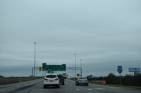 I-85 south at I-65/US 82 - Montgomery, AL