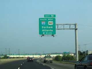 I-95 south at I-85/US 460 - 2005