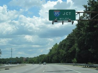I-95 south at I-85 - 2010