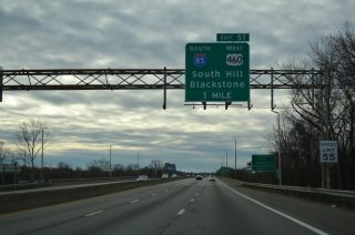 I-95 south at I-85/US 460 - 2017