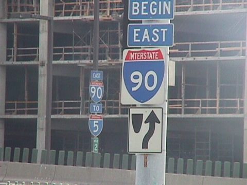 4th Ave S at I-90 - Seattle, WA - 1999