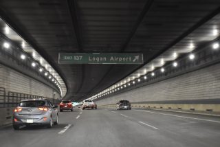 I-90 east - Ted Williams Tunnel - Boston, MA