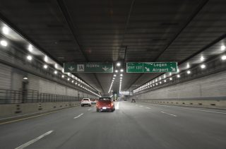 I-90 east at Boston Logan Int'l Airport